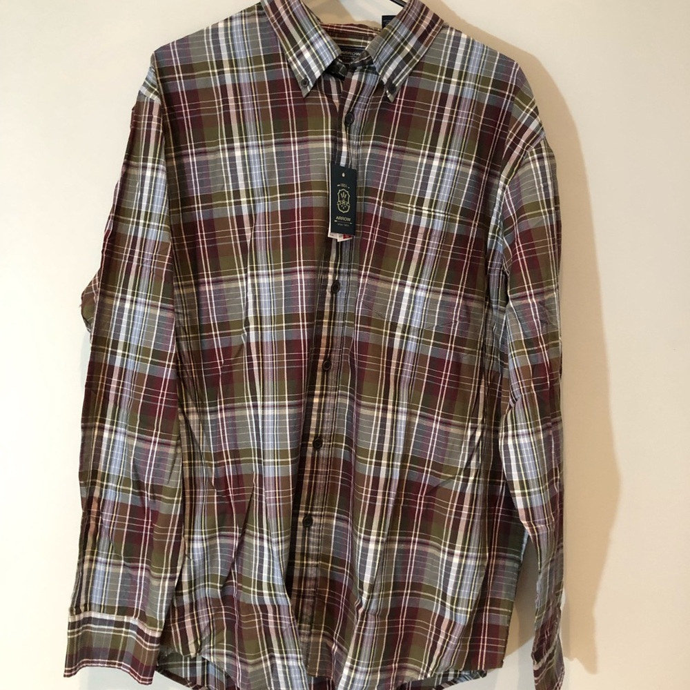 Men’s dress long sleeve dress shirt